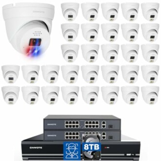 ONWOTE 32 Channel 12MP NVR PoE Security Camera System Review - Best Surveillance System for Commercial Use